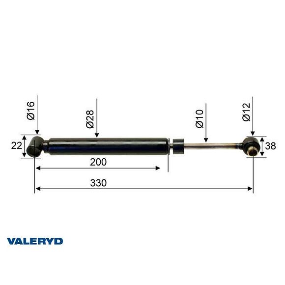 VALERYD Påskjutsdämpare original AL-KO 251S CC=328