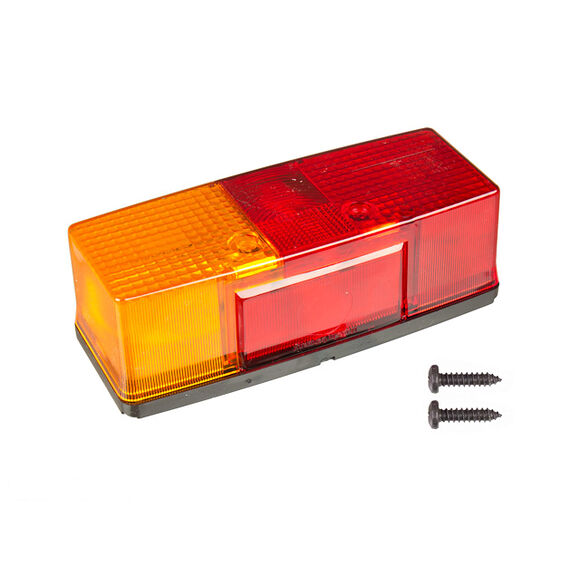 VALERYD Baklampa Hella Vä 158x64x51, kabelgenomföring på baksidan