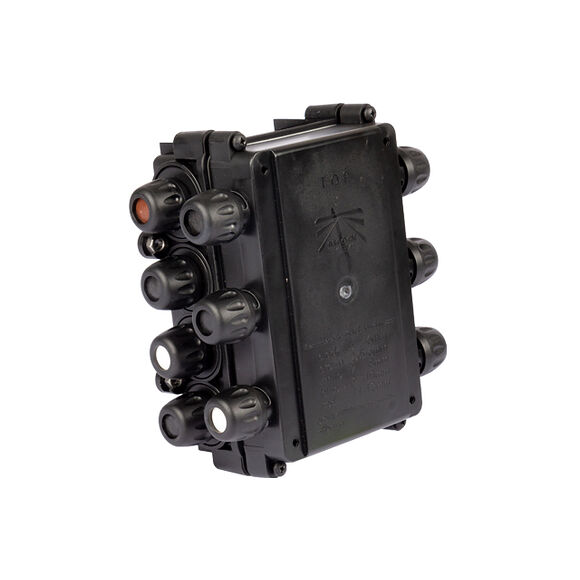 VALERYD kopplingsbox Aspöck 181x162x83mm hög ASS1 14-utgångar