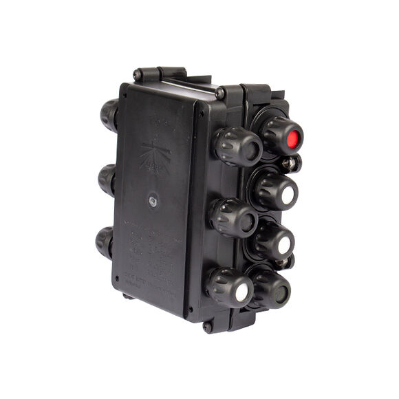 VALERYD kopplingsbox Aspöck 181x162x83mm hög ASS1 14-utgångar