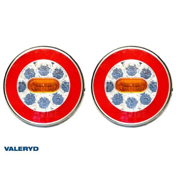 VALERYD LED Baklampa Hö/Vä 140x50.5 12-24V (2-pack) Bajonettanslutning 4(5)-pol.