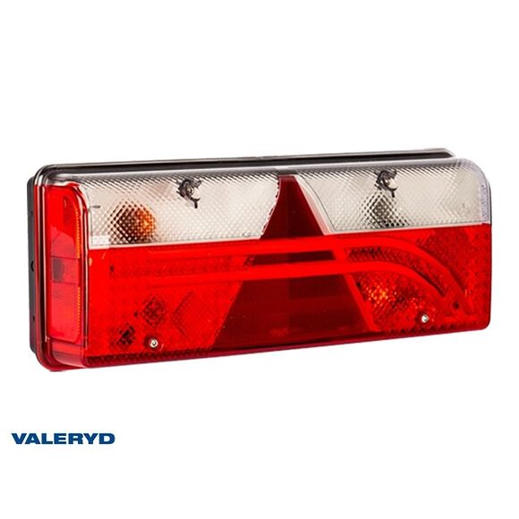 VALERYD LED Baklampa Aspöck Europoint III Vä 400x153x88mm reflex, dimljus, 7 pol. ASS2.1