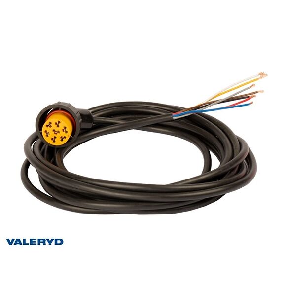 VALERYD Adapter Aspöck Vä gul 7-pol. till ASS2 5m kabel