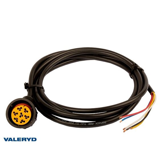 VALERYD Adapter Aspöck Vä gul 7-pol. till ASS2 2,8m kabel