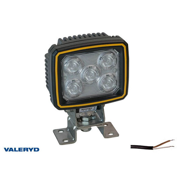 VALERYD LED Arbetslampa Aspöck Workpoint 1500 153x112x48mm 12/24v med 1,5m lednings kabe