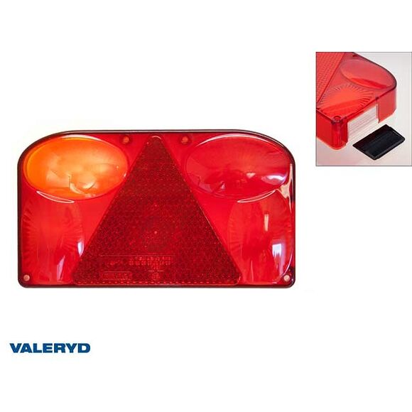 VALERYD Reservglas Baklampa vänster L238xB138xH55 med dimljus (för 3010086)