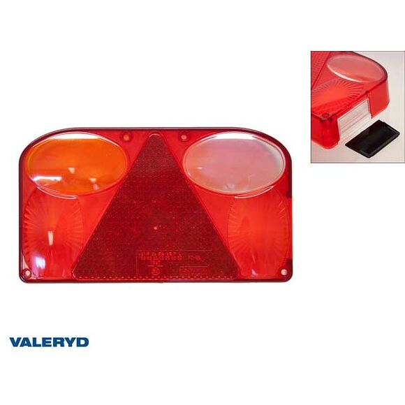 VALERYD Reservglas Baklampa vänster L238xB138xH55 med backljus (för 3010089)