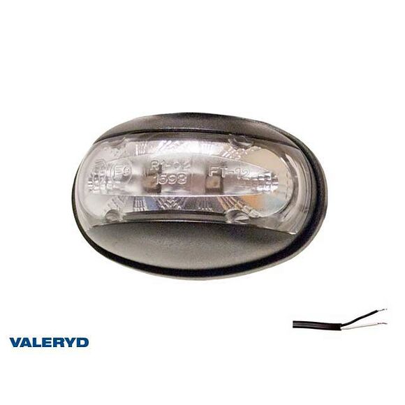 VALERYD LED Positionsljus Valeryd 60x32x35 vit 12-30V inkl. 450 mm kabel