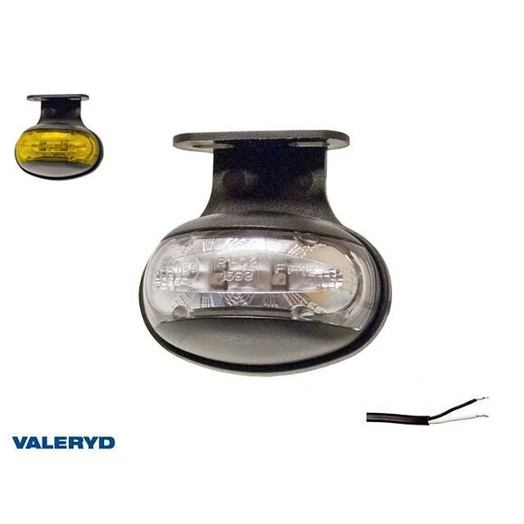 VALERYD LED Sidomarkeringslykta Valeryd L65xB60xH35 gul 12-30V inkl. 450 mm kabel