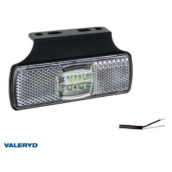 VALERYD LED Positionsljus Valeryd 100x60x14.5 vit 12-30V inkl. 450 mm inkl. kabel