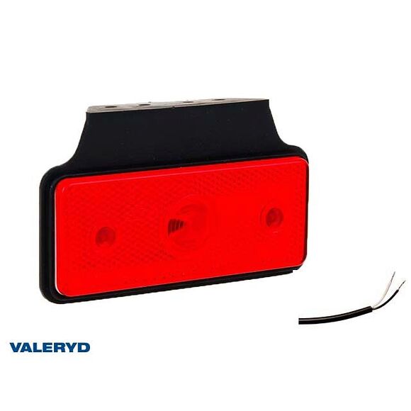 VALERYD LED Positionsljus Valeryd 118x72x30 röd 12-30V inkl. 450 mm kabel