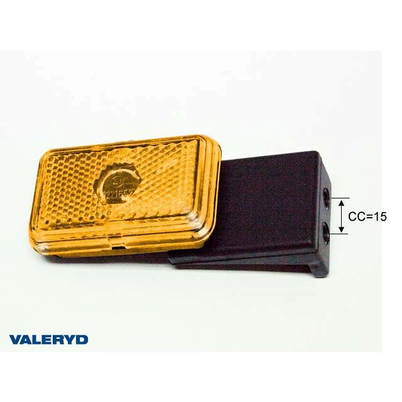 VALERYD Sidomarkeringslykta Hö/Vä Jokon L74xB45xH22,5 gul med gummifäste