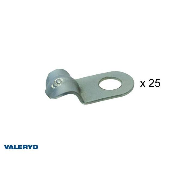 VALERYD Kabelklämma metall 6 mm 25-pack