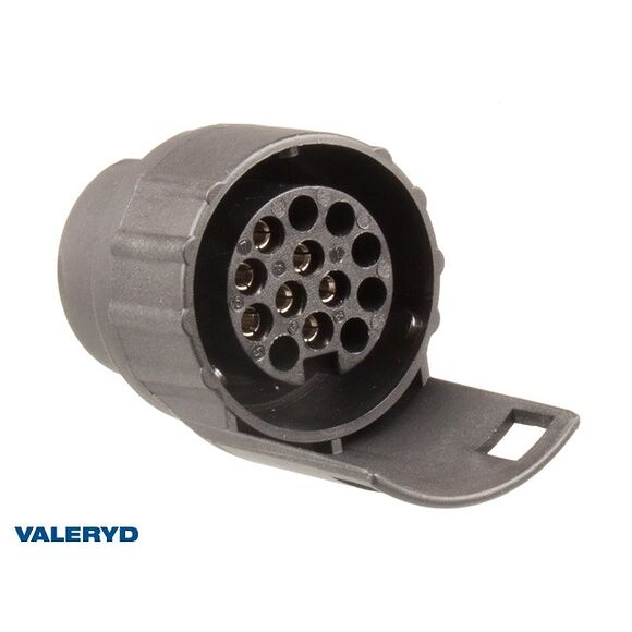 VALERYD Stickpropp Adapter Släpvagn Från 7 Pol (På Bil) Till 13 Pol (På Släp)