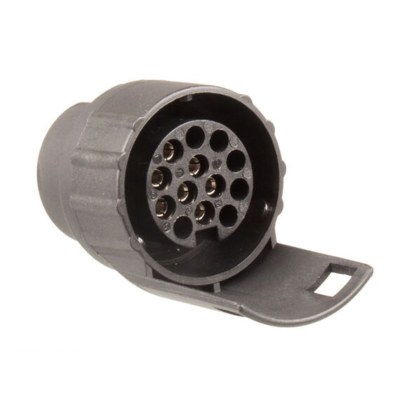 VALERYD Stickpropp Adapter Släpvagn Från 7 Pol (På Bil) Till 13 Pol (På Släp)