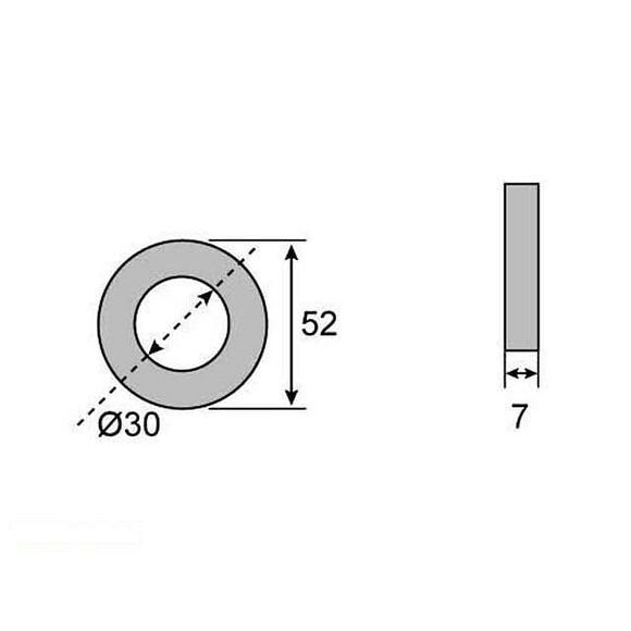 VALERYD Navtätning 30x52x7