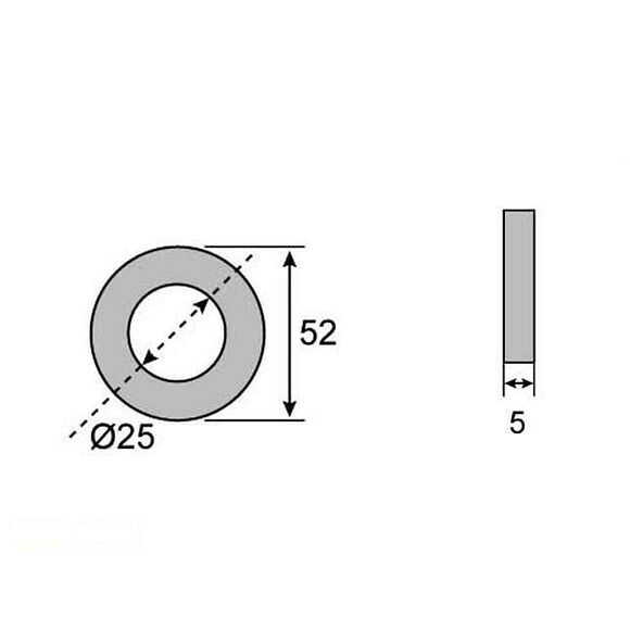 VALERYD Navtätning 25x52x5