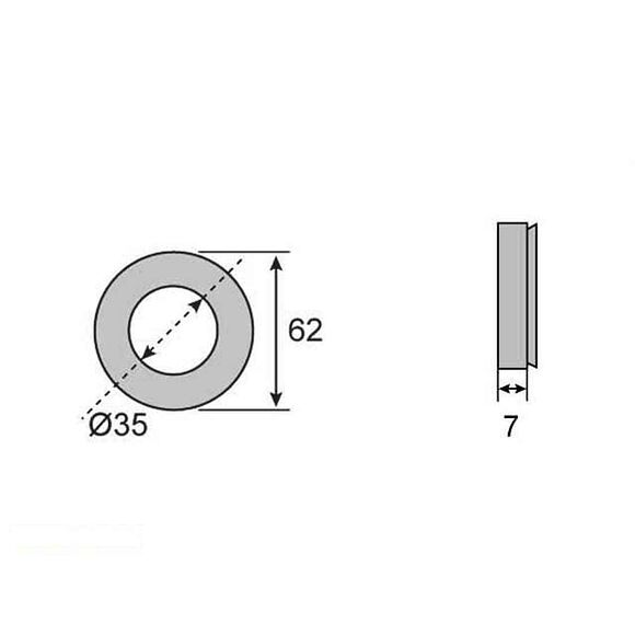 VALERYD Navtätning 35x62x7