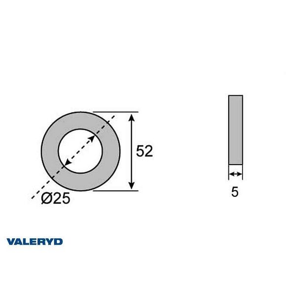 VALERYD Navtätning 25x52x5