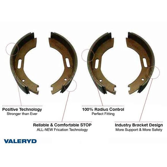 VALERYD Bromsbackset 200x50 till BPW axelsats