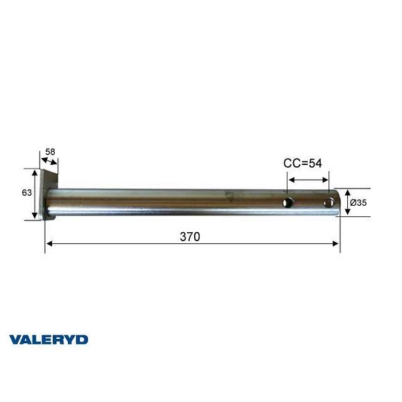 VALERYD Dragrör passar till AL-KO 90S/3 35 mm