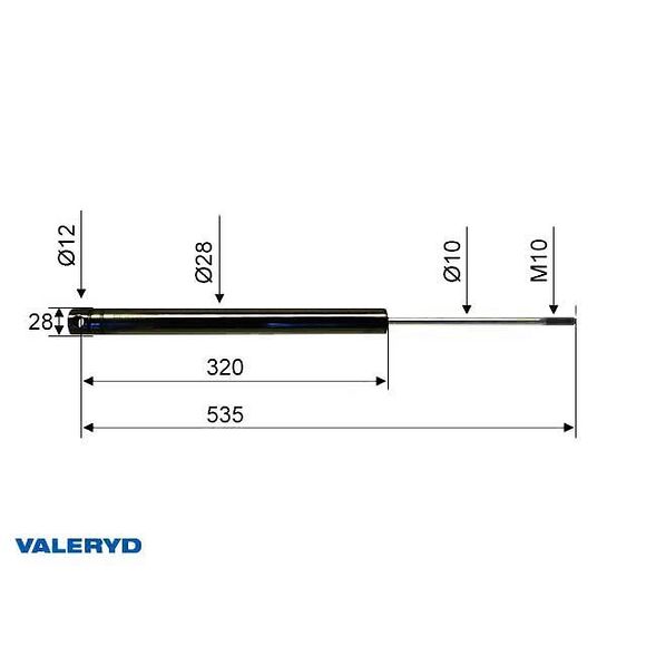 VALERYD Påskjutsdämpare passar till Avonride Knott KF13 CC530
