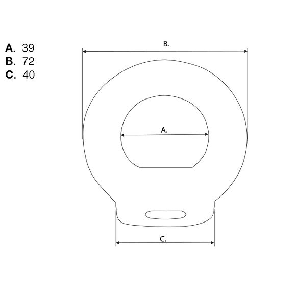 VALERYD Lyftöglemutter DIN582 20mm, 1200 Kg