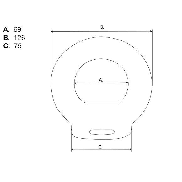 VALERYD Lyftöglemutter DIN582 36mm, 4600 Kg