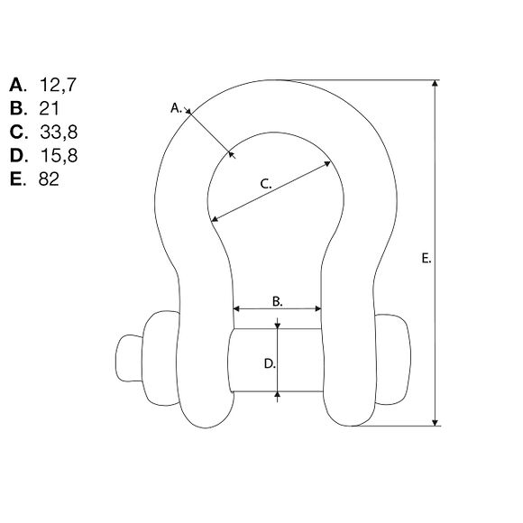 VALERYD Lyrschackel G2130 US WLL 2000 Kg