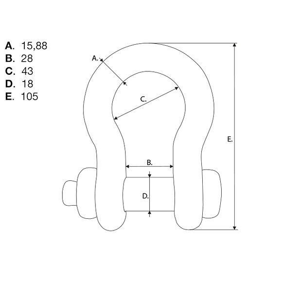 VALERYD Lyrschackel G2130 US WLL 3250 Kg