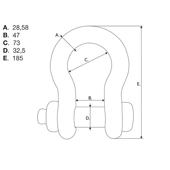 VALERYD Lyrschackel G2130 US WLL 9500 Kg