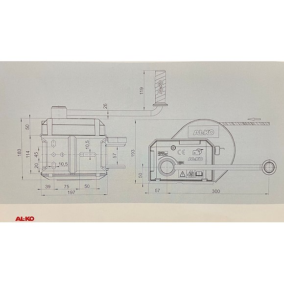 AL-KO Säkerhetsvinsch AL-KO Typ 901 (900Kg)