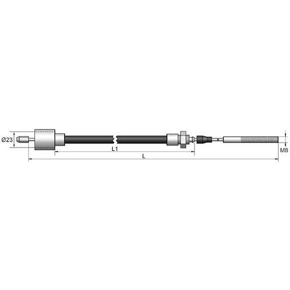 VALERYD Bromsvajer Premium nippel, hylsa 23mm 1620/1830