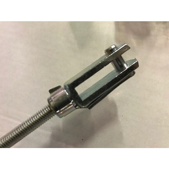 VALERYD Gaffelhuvud M8, CC=48mm, total längd=58mm, 2-pack