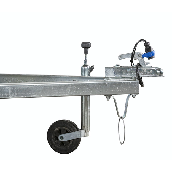 VALERYD Stödhjul 48mm, plastfälg. Gummihjul 200x50mm.