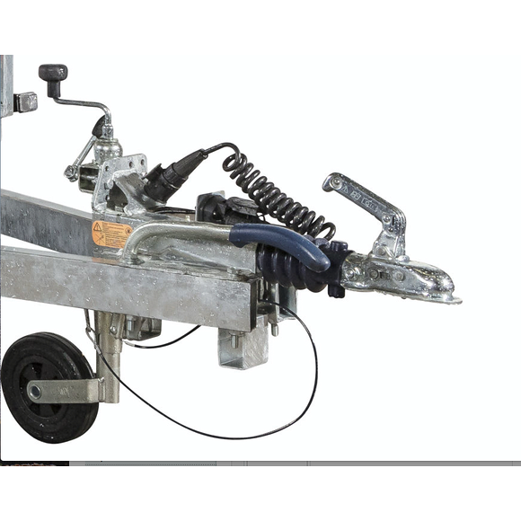 VALERYD Stödhjul 48mm, plastfälg. Gummihjul 200x50mm.