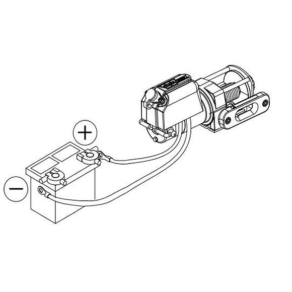 WARN WARN DC 4000 WORKS UTILITY VINSCH 12V