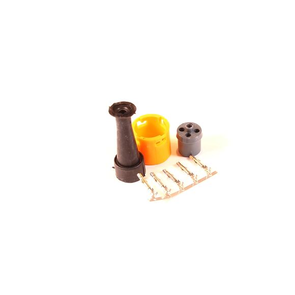 VALERYD Bajonettkontakt 5-pol vänster/gul, invändig spårning