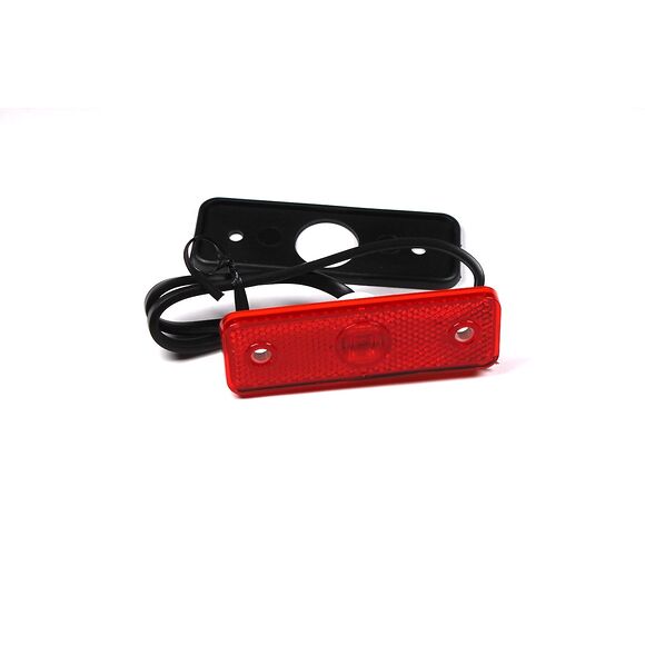 VALERYD LED Positionsljus Valeryd 102x36*9 röd 12-30V med reflex inkl. 450 mm kabel