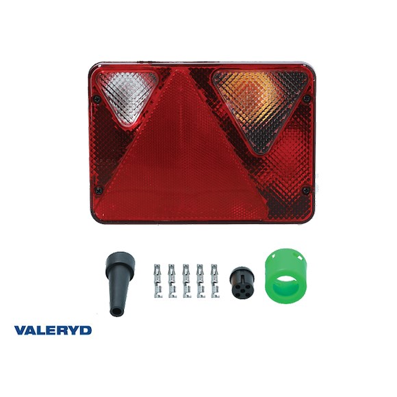 VALERYD Baklampa 6-funktionell med backljus Ajba hö 188.5x135x50.5mm 12V bajonettanslutn