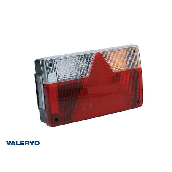 VALERYD Baklampa 6-funktionell med backljus Ajba hö 237x138x55mm 12V bajonettanslutning 