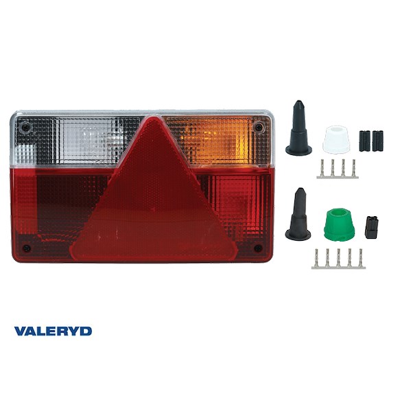 VALERYD Baklampa 6-funktionell med backljus Ajba hö 237x138x55mm 12V bajonettanslutning 