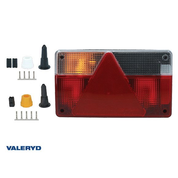 VALERYD Baklampa 6-funktionell med dimljus Ajba Vä 237x138x55 mm 12V bajonettanslutning 