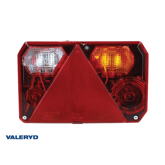 VALERYD Baklampa Radex hö 220x140x52 mm 6-funktion bajonett 5-pol