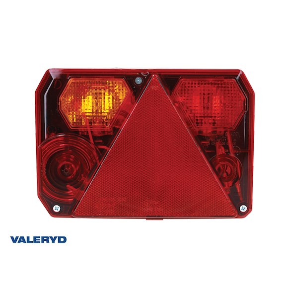 VALERYD Baklampa Radex Vä 220x140x52 mm 6-funktion bajonett 5-pol