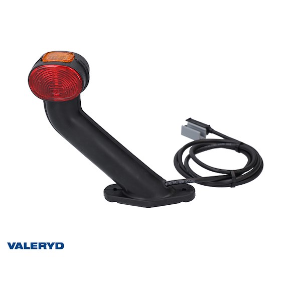 VALERYD Breddmarkeringslykta Aspöck Superpoint II 168x170mm Hö röd/vit/gul 24V med P&R 1