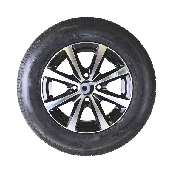 VALERYD Däck Släpvagn 155/80R13 4x100 Aluminium