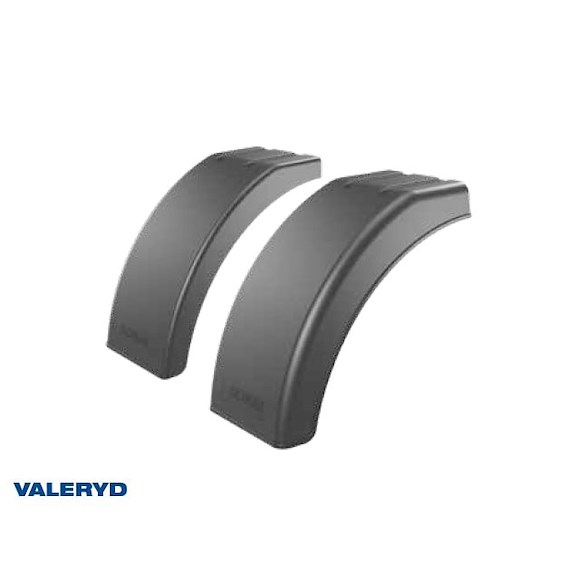 VALERYD Halvskärm plast B220 H360 L395. 2 st till en sida