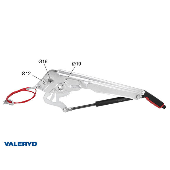 VALERYD Handbromsspak Alko med gasfjäder Al-Ko 90S90S/3131R161S