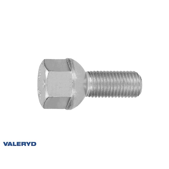 VALERYD Hjulbult Uni M12x1,5 Sfärisk Nyckelvidd 19mm